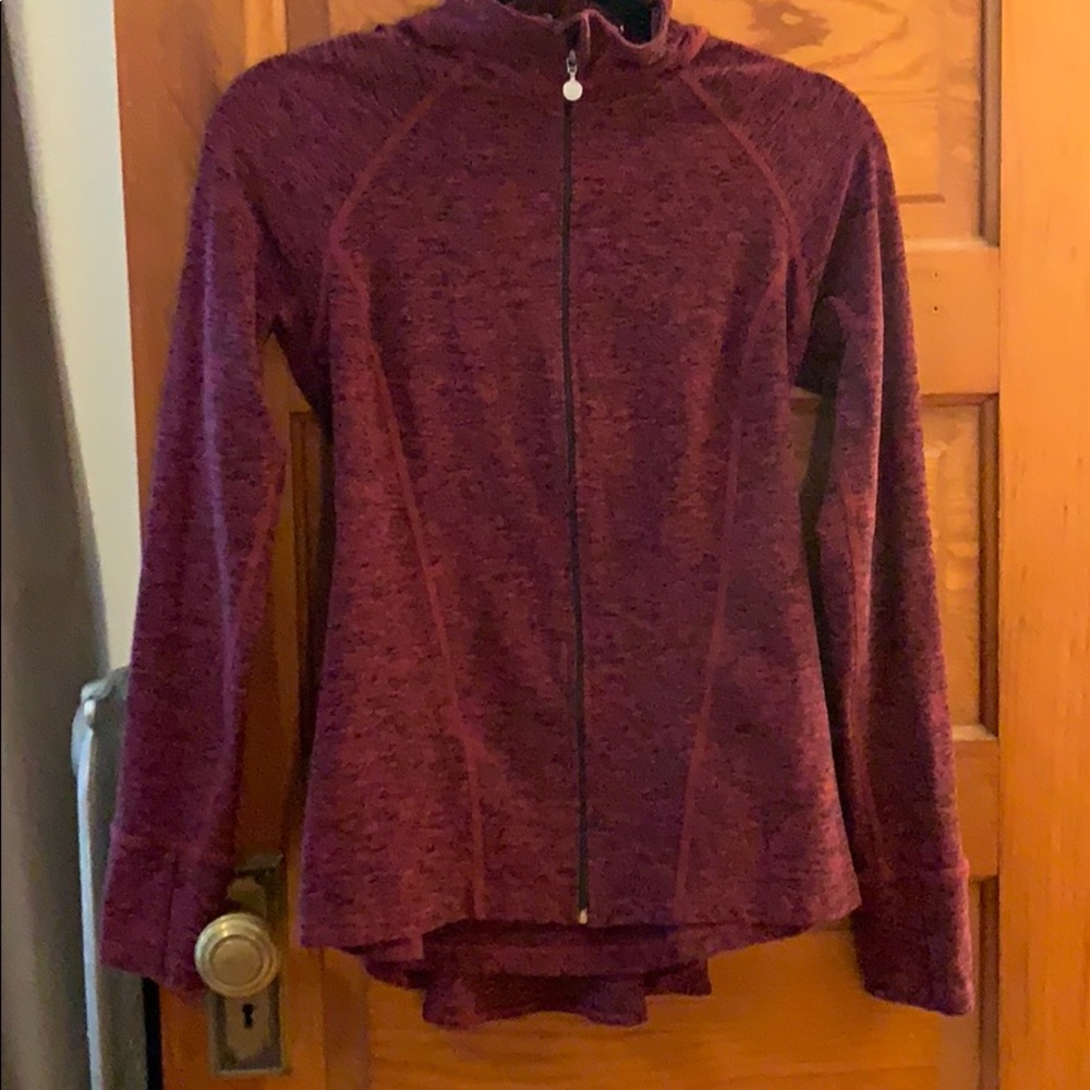 Beyond yoga peplum jacket